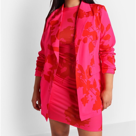 Rebdolls Denise Floral Print Oversized Blazer and Dress 2X 18/20 - Picture 3 of 5